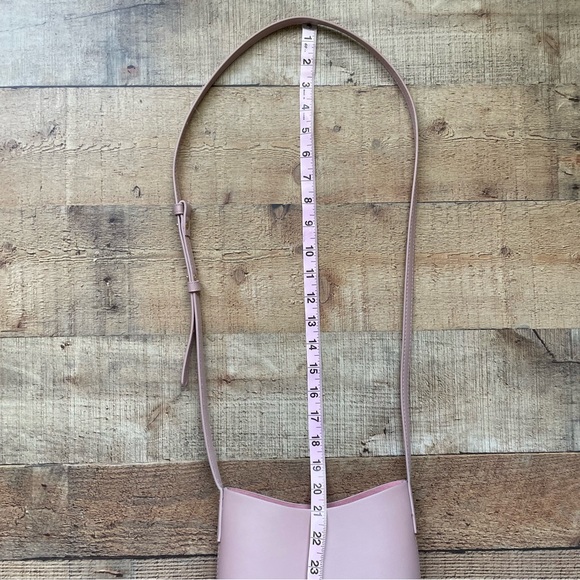 Samara Crossbody Purse Medium Shoulder Bag Peony Pink Vegan Leather NEW - Picture 10 of 10